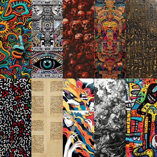 When I create using A.I, I try to think back to what I was afraid of or what was scary to me, and try to put those feelings into art and tell stories